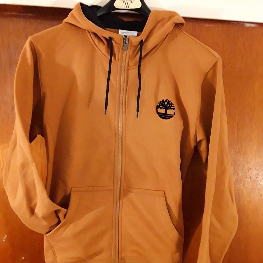 NEW !TIMBERLAND MEN'S ZIP UP HOODIE SIZE M.